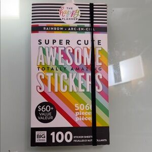 The Happy Planner Awesome Rainbow Stickers